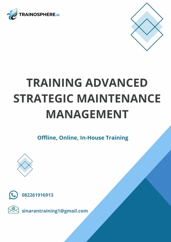 pelatihan ADVANCED STRATEGIC MAINTENANCE MANAGEMENT online