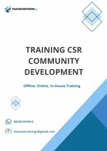 TRAINING CSR COMMUNITY DEVELOPMENT